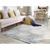 Hauteloom Carversville Ice Blue Botanical Wool Rug - 3 of 4