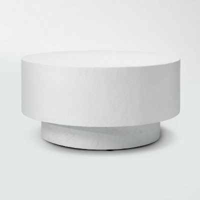 32" Arbon Coffee Table White - Threshold™ designed with Studio McGee: No Assembly, Pedestal Base, Painted Finish