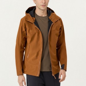 Anna-Kaci Active Men's Full Zip Hooded Jacket with Adjustable Drawstrings and Front Zip Pockets - 1 of 4