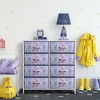 Sorbus 8 Drawers Dresser- Storage Unit with Steel Frame, Wood Top, Fabric Bins - for Bedroom, Closet, Office and more - 2 of 4