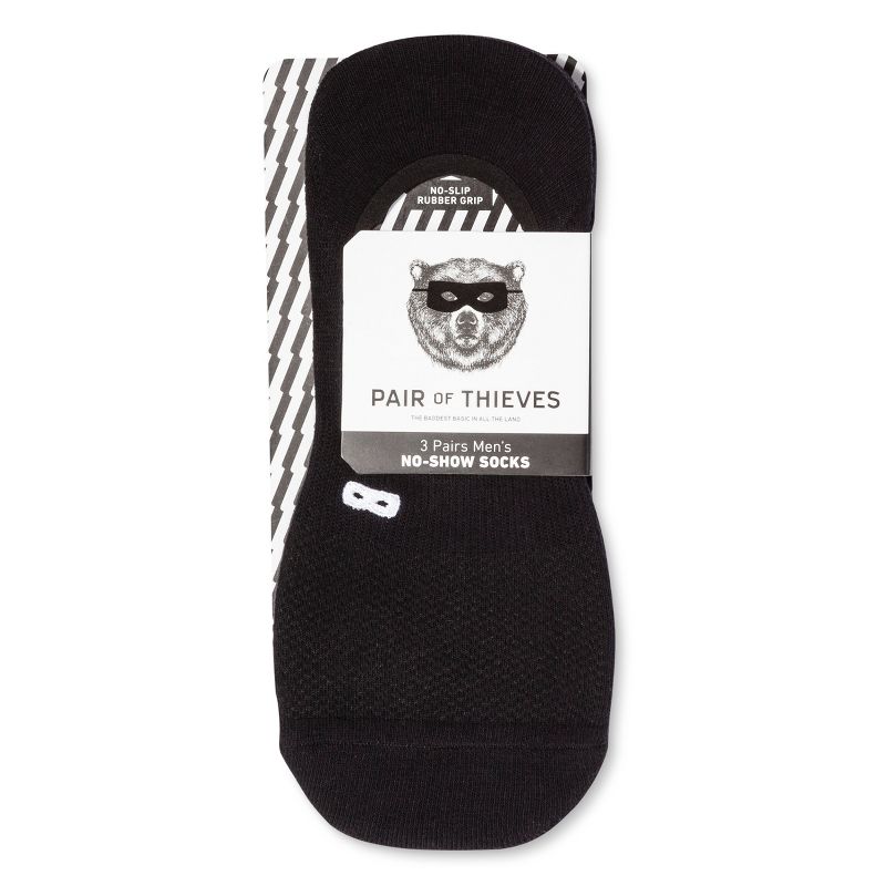 Pair of Thieves Men's Liner Socks 3pk - 8-12, 3 of 6