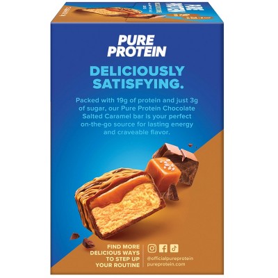 Pure Protein 19g Protein Bar - Chocolate Salted Caramel - 12ct_2