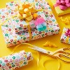 Colorful Flowers Gift Wrapping Paper - Spritz™: Birthday Floral Multi-Colored, FSC Certified, 96" x 30" - 2 of 3