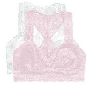 Jezebel by Felina Women's Lace Bralette 2 Pack - 1 of 4