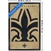 Trends International NFL New Orleans Saints - Logo 25 Framed Wall Poster Prints - 3 of 4