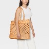 Large Straw Tote Handbag - A New Day™ - 2 of 4