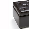 Sapphtopaz 47.6" Storage Bench Ottoman with Storage, Multi-functional Storage Organizer Ottoman Bench for Entryway Bedroom - 3 of 4