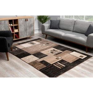 Rug Branch Modern Geometric Checkered Indoor Rug - 1 of 4