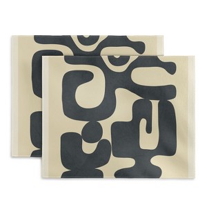 Nadja Modern Abstract Shapes 1 Placemats - Deny Designs - 1 of 3