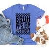 The Juniper Shop Bruh It's My Birthday Checkered Youth Short Sleeve Tee - 4 of 4