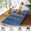 Japanese Futon Mattress for Adults Kids, Twin Size Floor Mattress, Roll Up Sleeping Mattress, Futon Bed for Camping Trips Guest Room - 3 of 4