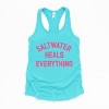 Simply Sage Market Saltwater Heals Everything Arched Racerback Tank - 2 of 4