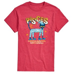 Men's - Pete the Cat - Pisces Short Sleeve Graphic T-Shirt - 1 of 4