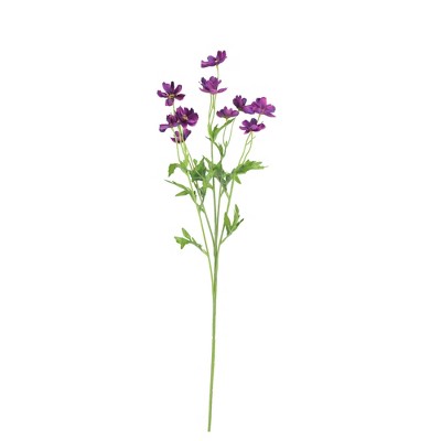 Allstate Floral 27" Violet Cosmos Inspired Artificial Floral Spray