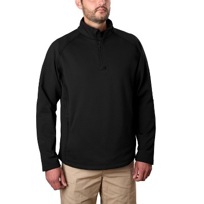 Propper Men's Grid Fleece Pullover Black LS : Target