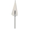 vidaXL Garden Parasol with Pole 78.7"x51.2" Sand - 4 of 4