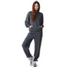 Future Planet Womens Saturn Premium Pullover French Terry Soft Cotton Hoodie Sweatshirt Loose Fit Charcoal - 3 of 4
