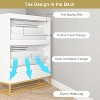 CIPACHO Entryway Narrow Shoe Cabinet 2 Flip Drawers Slim Hidden Shoe Rack with Metal Leg for Hallway - 3 of 4