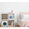 Sweet Jojo Designs Girl Set of 2 Kids' Decorative Fabric Storage Bins Watercolor Floral Blue Pink and White - 2 of 3