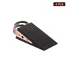 Unique Bargains Anti-Slip Design Stainless Steel PVC Elastic Door Stopper 4 Pcs - 3 of 4
