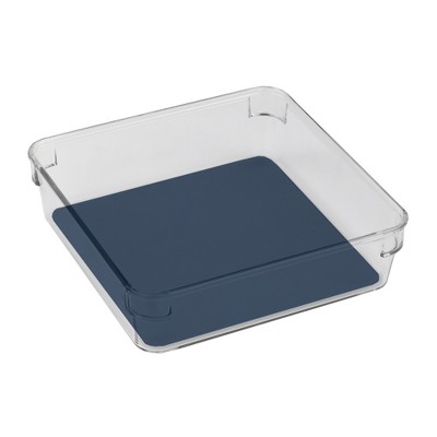 Michael Graves Design 6.5" x 6.5" Drawer Organizer with Indigo Rubber Lining