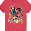 Boys' - Marvel - Thor Stickers Style Short Sleeve Graphic T-Shirt - 2 of 4