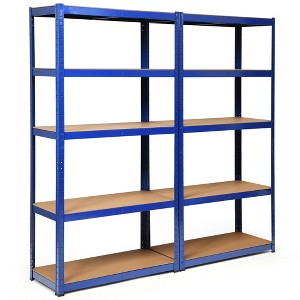 Costway 2PCS 72'' Heavy Duty Storage Shelf Steel Metal Garage Rack 5 Level Adjustable - 1 of 4