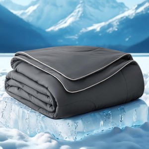 Cooling Blankets for Hot Sleepers Summer Blanket Cold and Lightweight Gift for Night Sweats Ice Cooled Breathable Comforter for Bed - 1 of 4