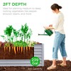 Best Choice Products 8x2x2ft Outdoor Metal Raised Garden Bed, Planter Box for Vegetables, Flowers, Herbs - 3 of 4