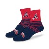 MLB Atlanta Braves Youth Quarter Socks - 2pk: Cushioned Heel & Toe, Team Logo Design - 3 of 4