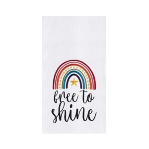 C&F Home Free To Shine Rainbow Pride Cotton Kitchen Towel - Pride - 1 of 3