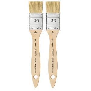 da Vinci SYNTHETIC Mottler Brush, Natural Hog, Acrylic & Oil, Flat, Series 2429, Size 30, Pack of 2 - 1 of 3