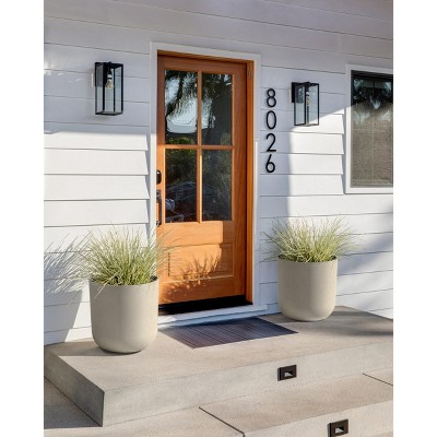 Kona Sand 19.75" Modern Plastic-Stone Composite Planter