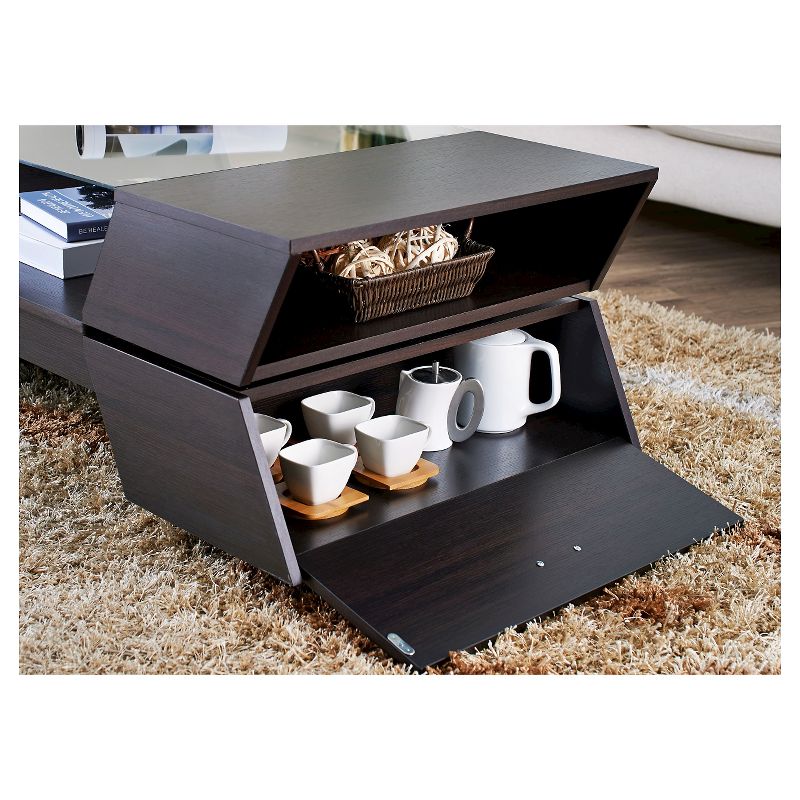 Kayce Modern Geometric Inspired Coffee Table Espresso - HOMES: Inside + Out, 5 of 7