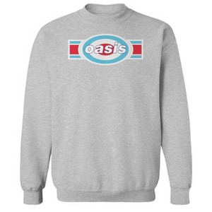 Oasis Men's Oasis Oblong Target Long Sleeve Graphic Cotton Sweatshirt - 1 of 1