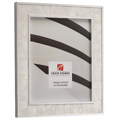Opulent Silver Mother of Pearl 11x14 Wood Wall Frame