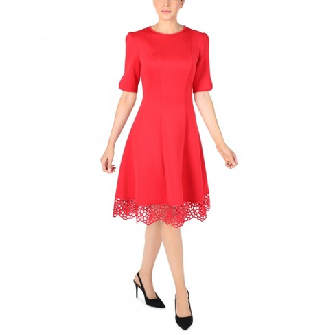 Dr Collection Tulip Sleeve Fit And Flare Dress : Target
