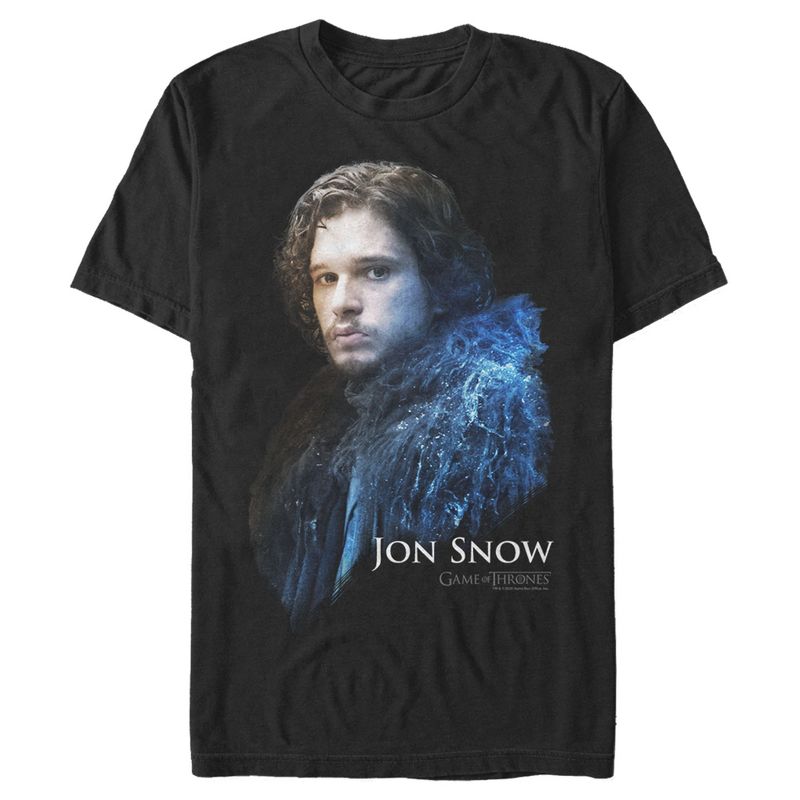 Men's Game of Thrones Jon Snow Night's Watch T-Shirt, 1 of 5