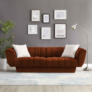 MINIMORE Modern Style 88.2'' W Charlotte 3Seater Chesterfield Sofa - 1 of 4