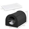 Munora Winter Heated Double-Wide Cat House, Water-Resistant Indoor/Outdoor Shelter for Multiple Cats, Black - 3 of 4