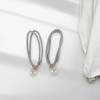 Unique Bargains Curtain Tiebacks Faux Pearl Strand Polyester Gray 2 Pcs - 2 of 3