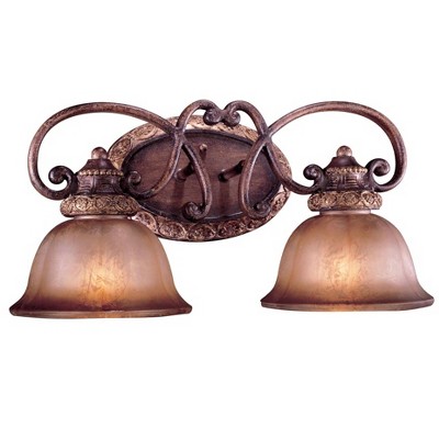 Minka Lavery Illuminati Collection 20" Wide Bronze 2-Light Bath Light