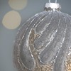 YOOCOZZ Trendy Household Christmas Decoration 6 Set, 3.9" Elegent Xmas Ball Ornaments, Glass Decorative Hanging Ball Xmas Tree Ornaments - 4 of 4
