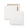 6pk 9x12 Stretched Canvas White - Mondo Llama™ : Target