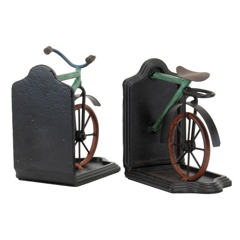 Multicolor Set of 2 Metal Bicycle Bookends - Foreside Home & Garden, 5 of 8