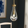 Hudson and Canal 5" Wide Pendant with Glass Shade - 4 of 4