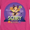 Girls' - Paw Patrol - Halloween Skye Scary Cute Fitted Short Sleeve Graphic T-Shirt - 2 of 4