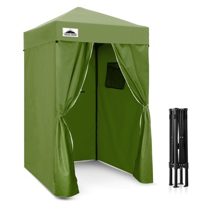 EAGLE PEAK 4x4 Pop Up Canopy, Flex Ultra Compact Portable Privacy Changing Room Photoshoots