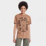 Women's Peanuts Be Kind to Your Mind Franklin Short Sleeve Graphic T-Shirt - Brown