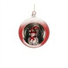 Mercury Glass Ornament with Pine Trees (Set of 6) - 4 of 4